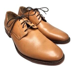J75 by Jump Pablano Light Brown Leather‎ Lace Up Oxfords Size 11